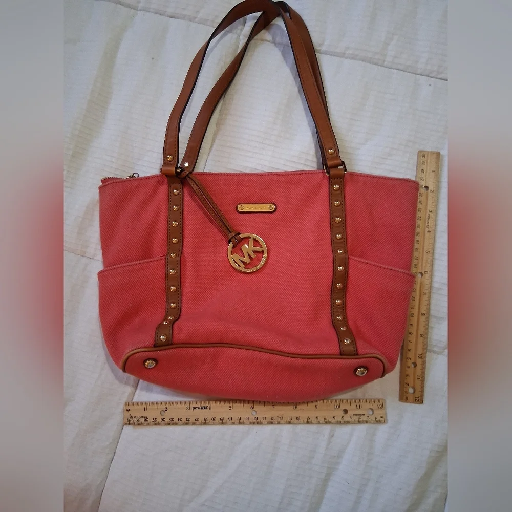 Michael Kors Tote with Brown Accents